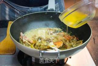 泰式咖喱蟹的做法步骤:7