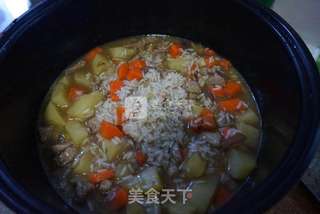 羊肉手抓饭的做法步骤:8