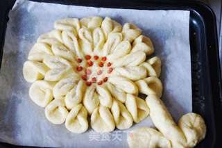 太阳花面包的做法步骤:13