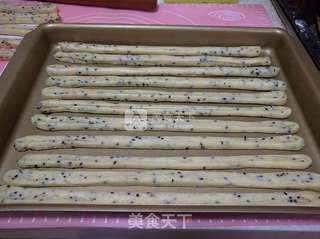 芝麻面包棒的做法步骤:9