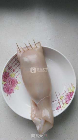 照烧糯米鱿鱼筒的做法步骤:12