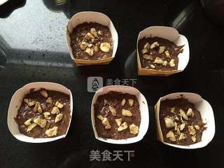 可可核桃香蕉麦芬的做法步骤:6
