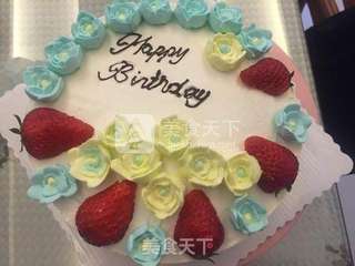 生日蛋糕的做法步骤:14