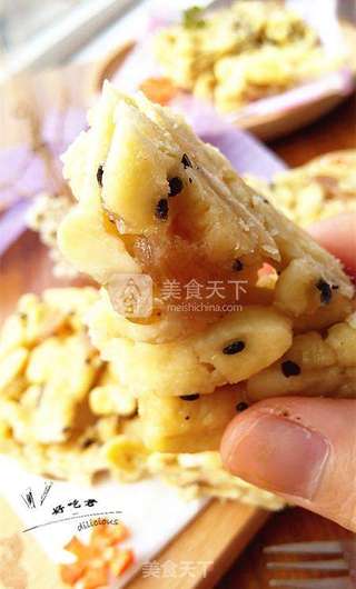 葡萄干沙琪玛的做法步骤:23