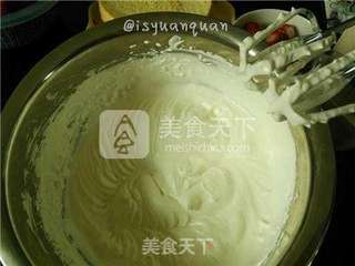 6寸草莓慕斯蛋糕的做法步骤:3