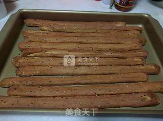 芝麻面包棒的做法步骤:11