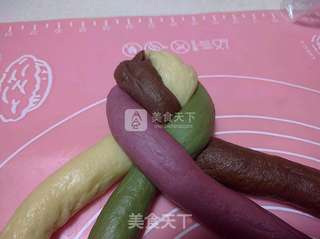彩色吐司的做法步骤:19
