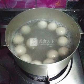 自制紫薯元宵的做法步骤:14