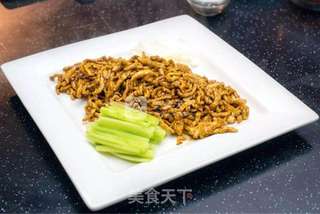 京酱肉丝的做法步骤:8