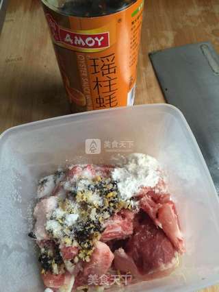 荷香豆豉蒸排骨的做法步骤：3