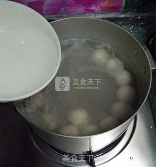 自制紫薯元宵的做法步骤:13