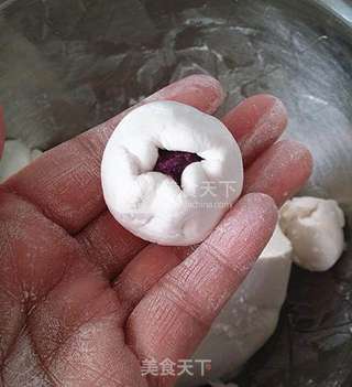 自制紫薯元宵的做法步骤:8