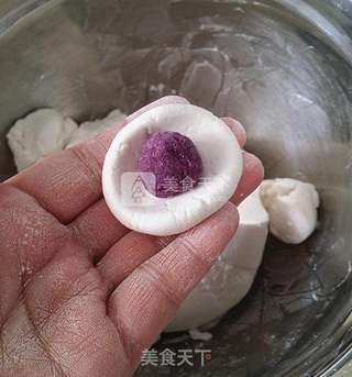 自制紫薯元宵的做法步骤:7