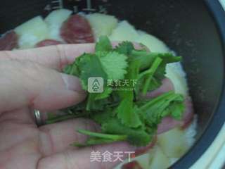 土豆腊肠焖饭的做法步骤:8