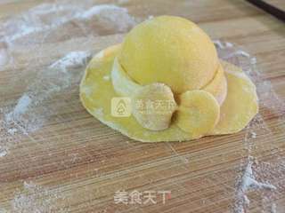 草帽南瓜馒头的做法步骤:5