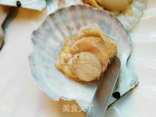 蒜蓉粉丝蒸扇贝的做法步骤:4