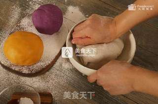 三色芋圆——九阳知食的做法步骤:3