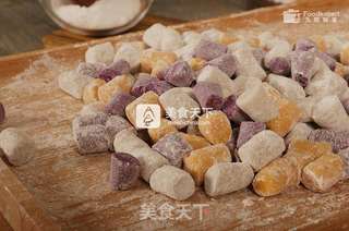 三色芋圆——九阳知食的做法步骤:4