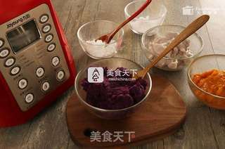 三色芋圆——九阳知食的做法步骤:2