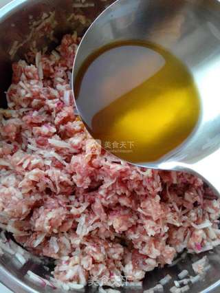猪肉萝卜馅饺子的做法步骤:4
