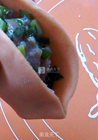 彩色柳叶饺子!的做法步骤:8