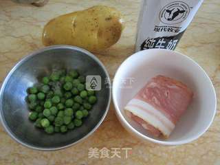 培根土豆浓汤的做法步骤:3