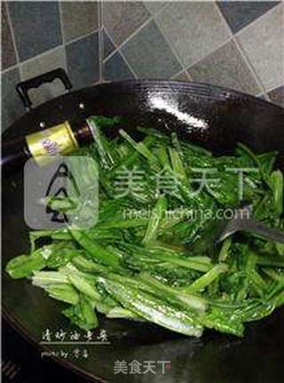【节后清肠需吃草】清炒油麦菜的做法步骤:6