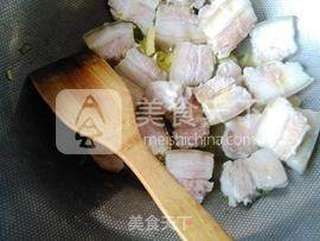 茨菰烧肉的做法步骤:4