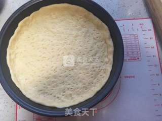 蘑菇培根披萨的做法步骤:9