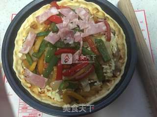 #蘑菇培根披萨的做法图解16