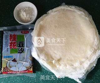 红豆沙春卷的做法步骤：1