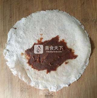 红豆沙春卷的做法步骤:4