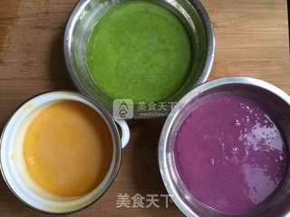 三色蛋饼卷的做法步骤:4