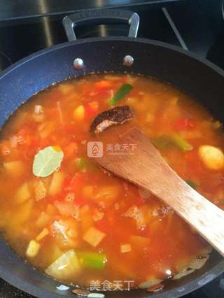 番茄炖牛肉的做法步骤:13