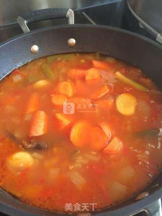 番茄炖牛肉的做法步骤:14