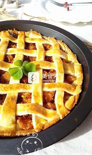 网格双果派的做法步骤：30