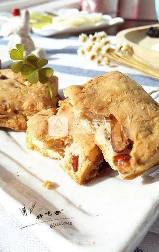 杂粮能量酥饼的做法步骤:13