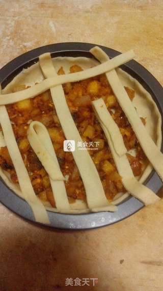 网格双果派的做法步骤：20