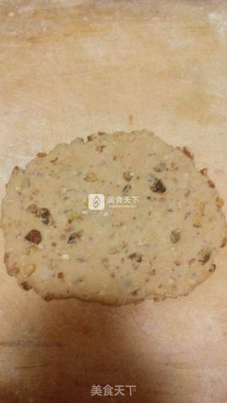 杂粮能量酥饼的做法步骤:6