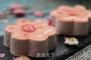 梅花慕斯的做法步骤:7