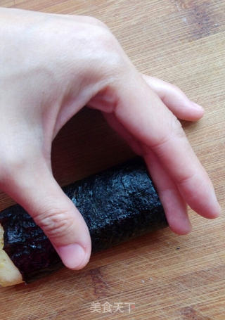 蛋包饭寿司卷的做法步骤:9