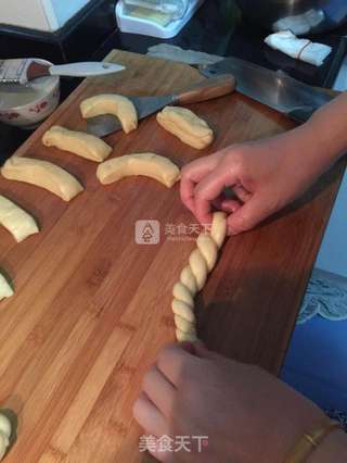东北麻花的做法步骤:4