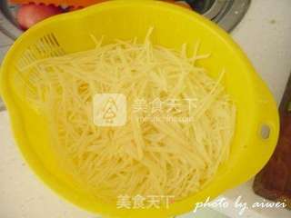 金丝沙律蜜瓜的做法步骤：6