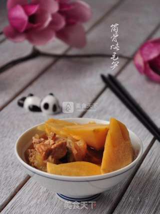 筒骨炖毛笋的做法步骤：7