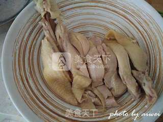 葱油白切鸡的做法步骤:8