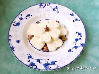 花形椰香奶冻糕的做法步骤:10