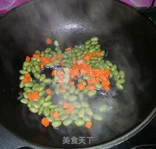 火腿肠芝士焗饭的做法步骤:3