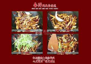 快手下饭菜【腊味熏香干】的做法步骤:5