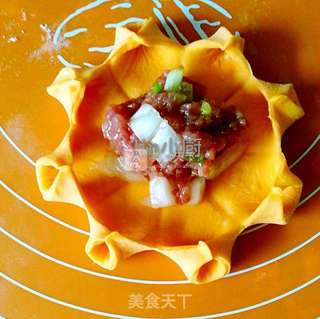 花朵牛肉包!的做法步骤:7