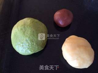 抹茶熊猫饼干的做法步骤:7